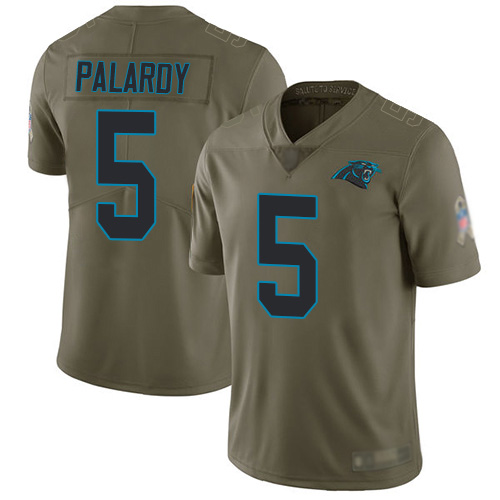 Carolina Panthers Limited Olive Youth Michael Palardy Jersey NFL Football #5 2017 Salute to Service